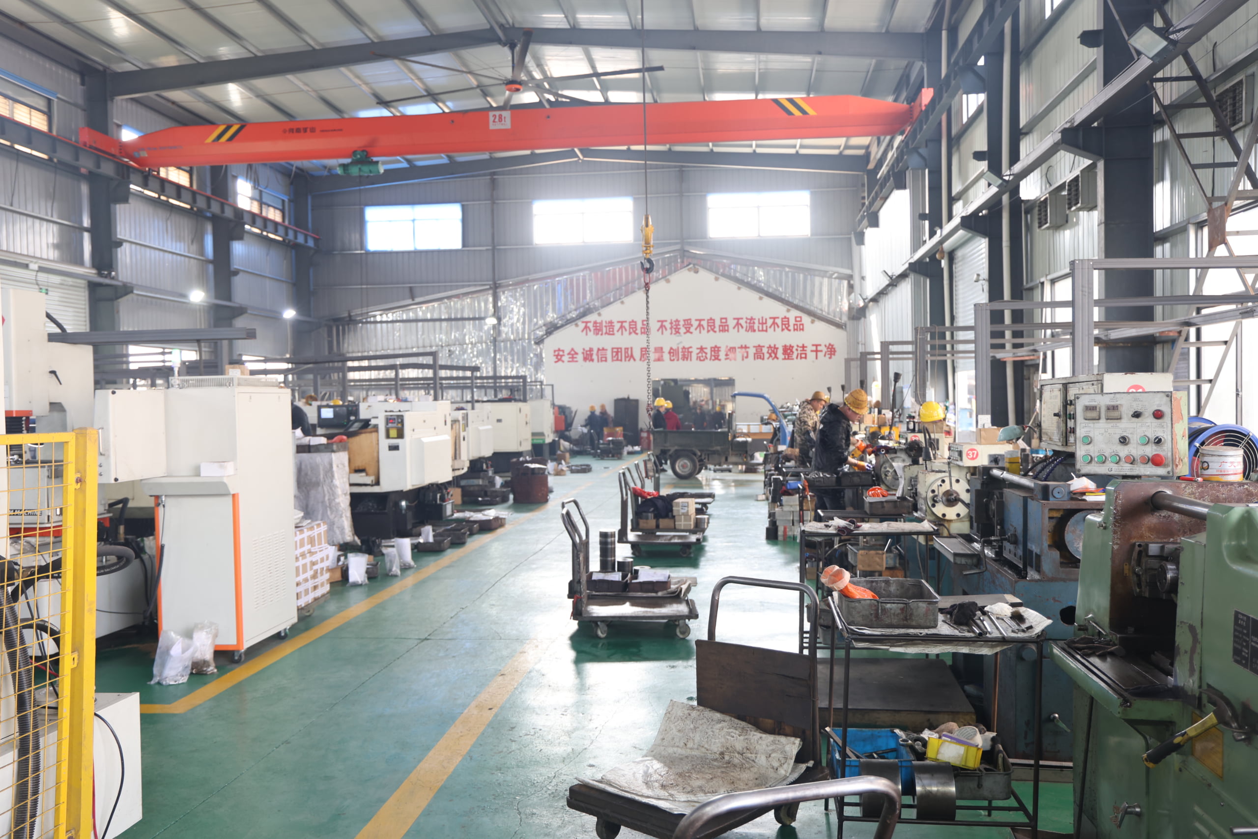 Factory workshop interior