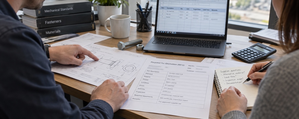 Extreme high strength fasteners RFQ checklist for OEM and project buyers