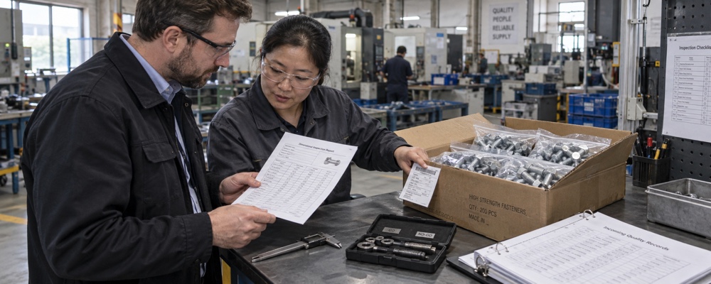Extreme high strength fasteners supplier evaluation and quality documentation